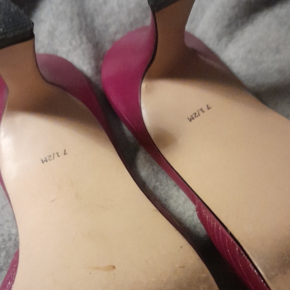 Women's Hot Pink Mules - Picture 3 of 7